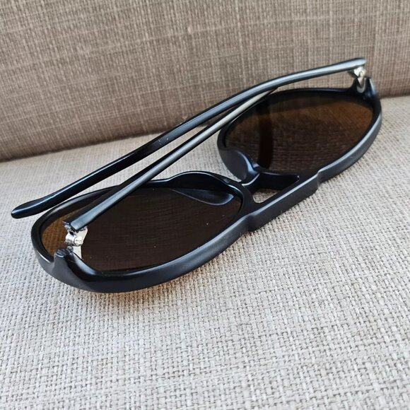 Frame by Classic Optical Men Sunglasses Blue Glass Lenses Eye Wear Shades - Picture 8 of 12